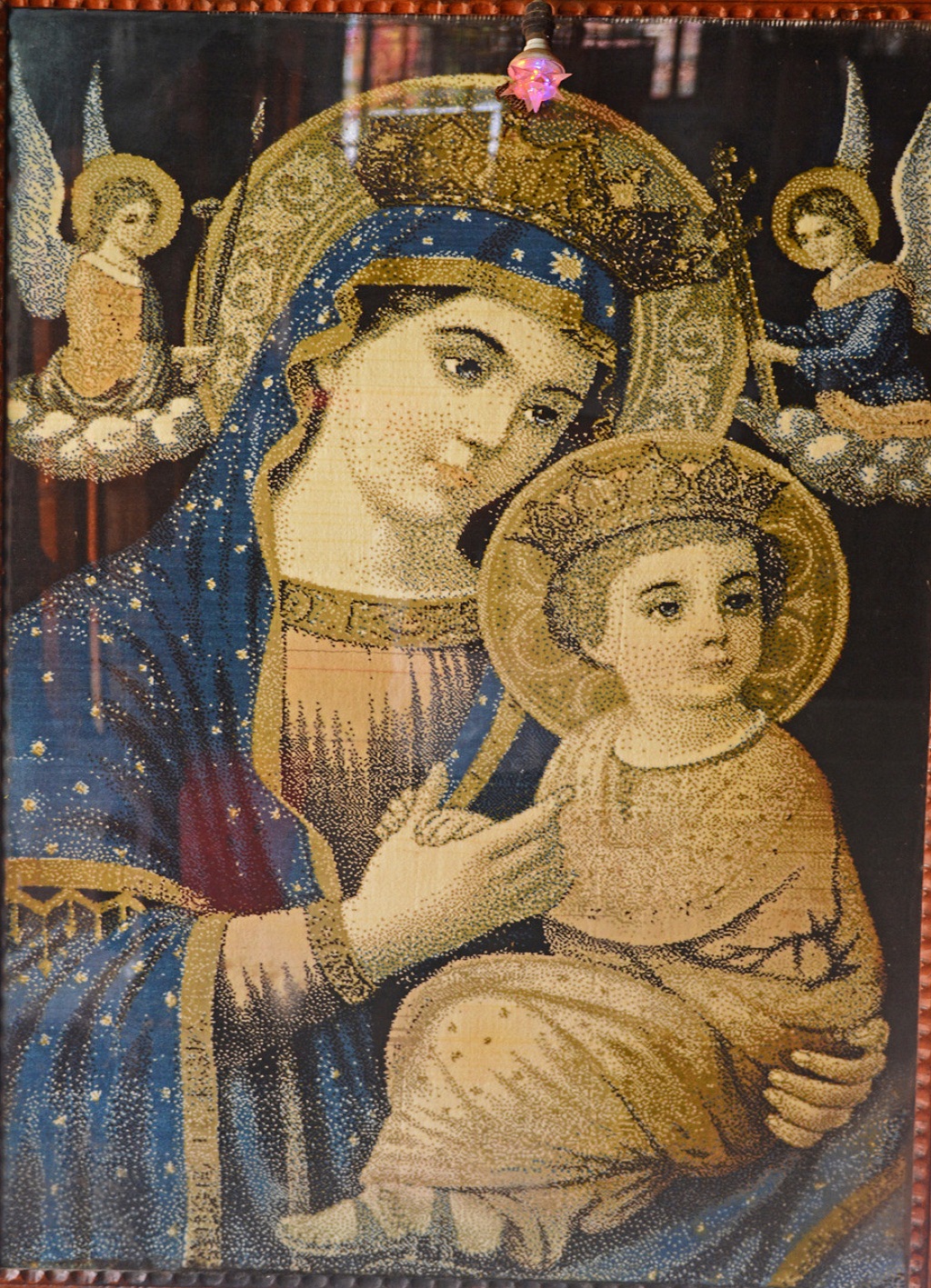 Painting of Mother Mary and Infant Jesus